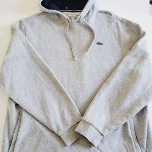 La coste hooded long sleeve sweater